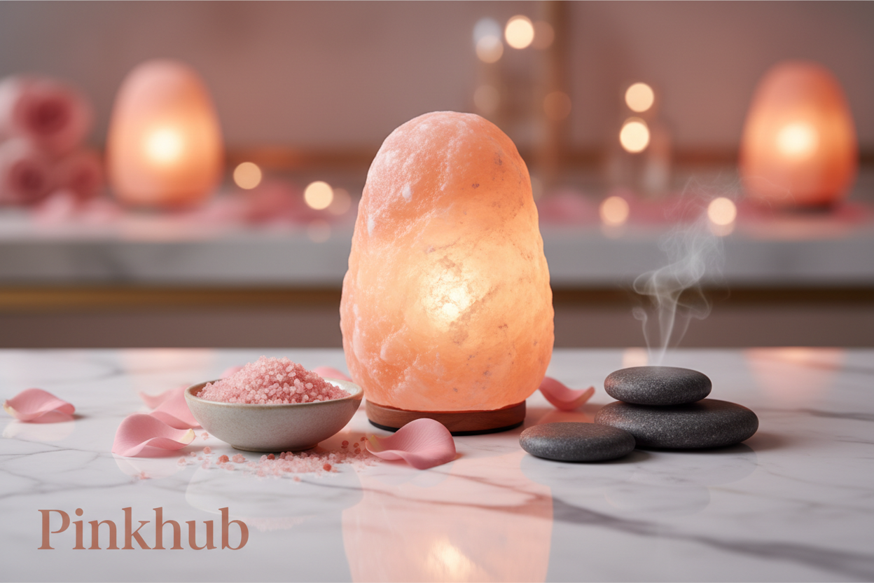 Himalayan Pink Salt Lamp – Natural Glow for Home Wellness | Pinkhub